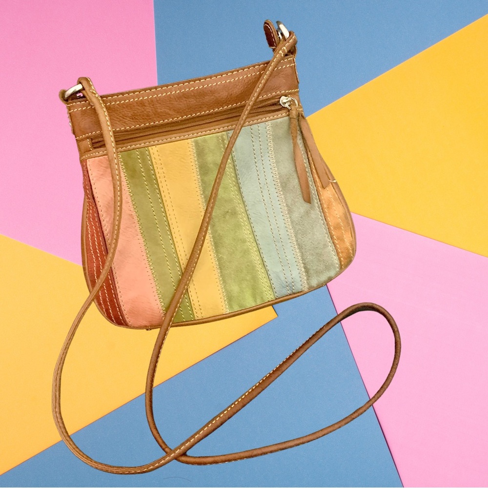 💰SOLD💰💵 Fossil Color Block Purse/Shoulder Bag